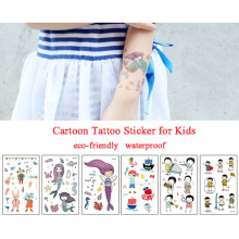Nouveau design personnalité imperméable enfants autocollants de tatouage de corps